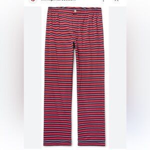 Sleepy Jones Marcel Striped Cotton Jersey Pyjama Trouser Pants Large